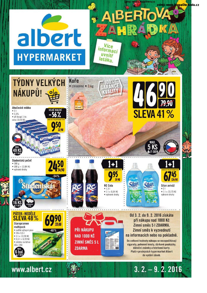 Stránka č. 1 - Akční leták Albert Hypermarket