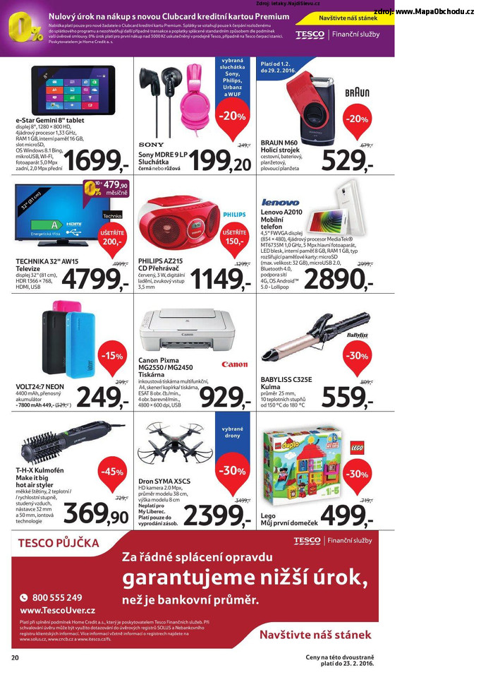 Stránka č. 20 - Akční leták Tesco Hypermarket