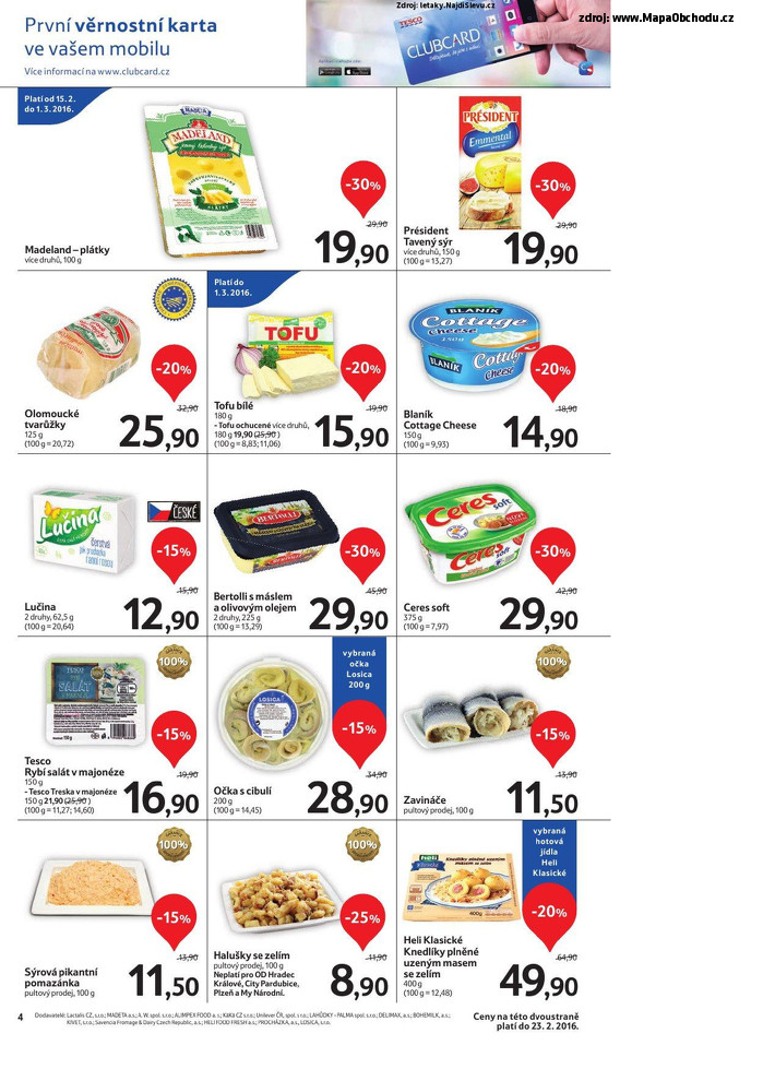 Stránka č. 4 - Akční leták Tesco Hypermarket