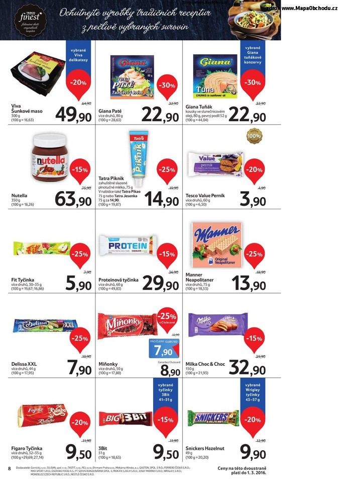 Stránka č. 8 - Akční leták Tesco Hypermarket