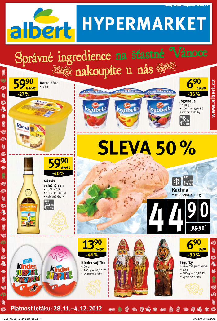 Stránka č. 1 - Akční leták Albert  Hypermarket