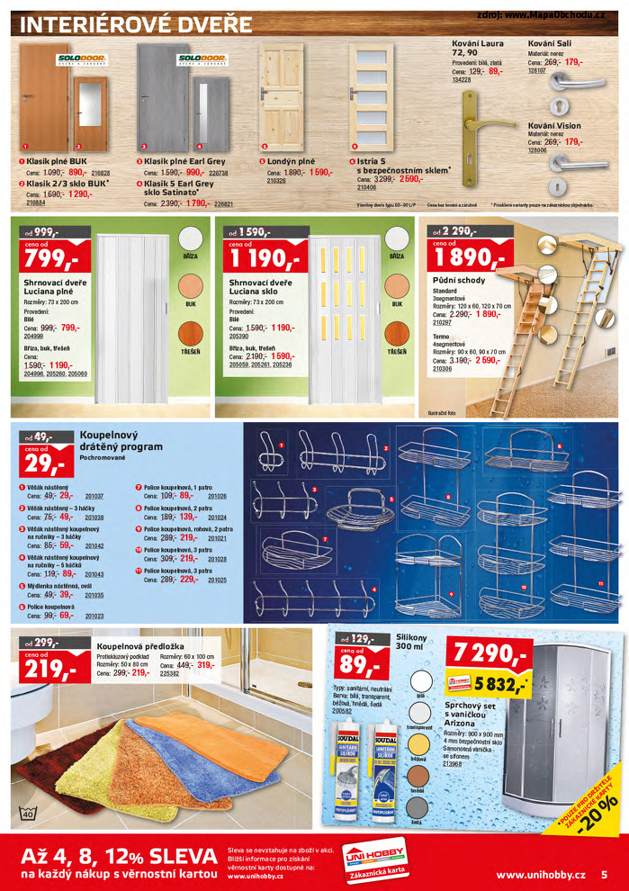 Stránka č. 5 - Akční leták UNI HOBBY Market