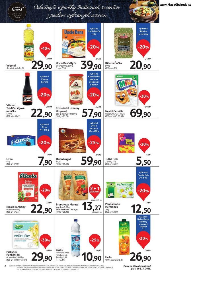 Stránka č. 6 - Akční leták Tesco Hypermarket