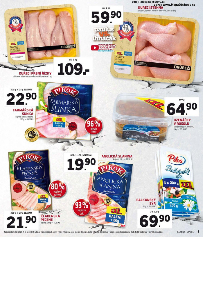 Stránka č. 3 - Akční leták Lidl XXL týden