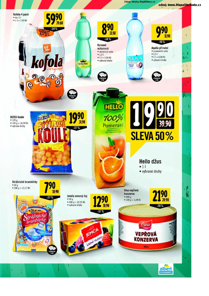 Stránka č. 3 - Akční leták Albert Hypermarket