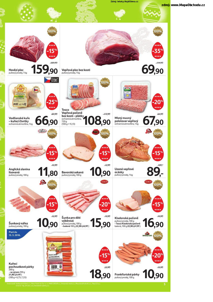 Stránka č. 5 - Akční leták Tesco Hypermarket