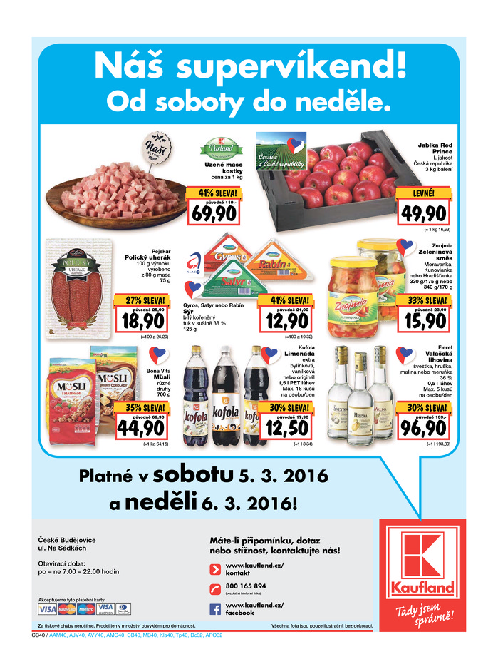 Stránka č. 40 - Akční leták Kaufland