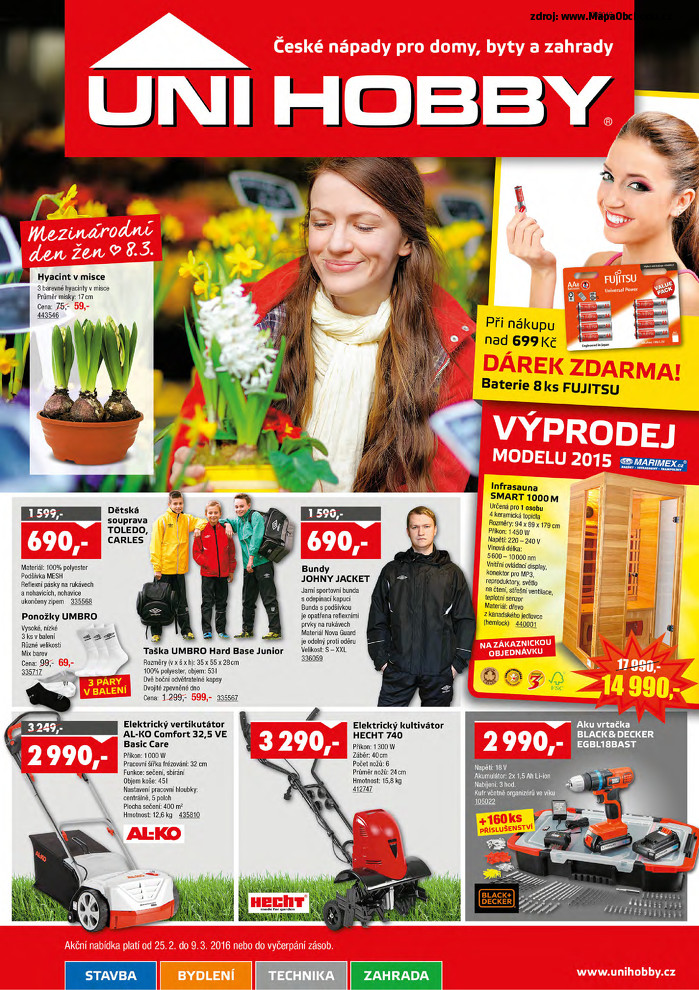 Stránka č. 1 - Akční leták UNI HOBBY Market