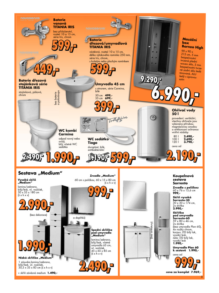 Stránka č. 5 - Akční leták Globus  Baumarkt