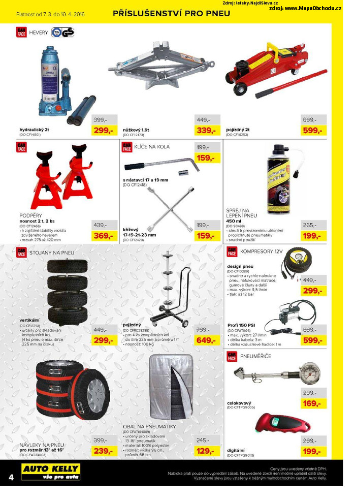 Stránka č. 4 - Akční leták Auto Kelly