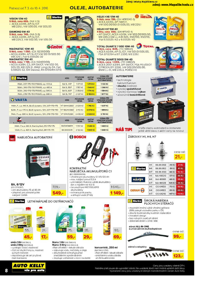 Stránka č. 8 - Akční leták Auto Kelly