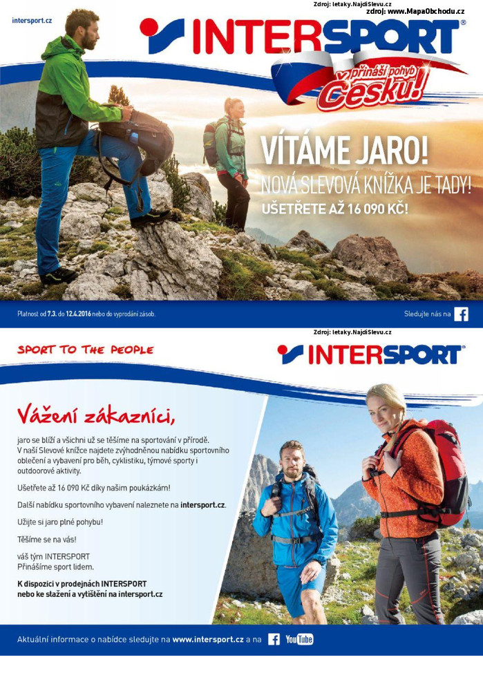 Stránka č. 1 - Akční leták Intersport