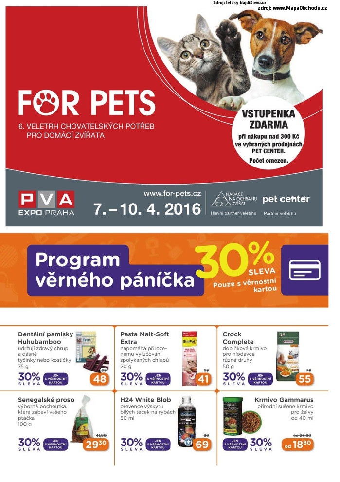 Stránka č. 11 - Akční leták Pet Center