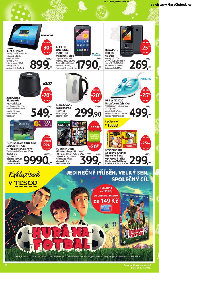 Stránka č. 22 - Akční leták Tesco Hypermarket