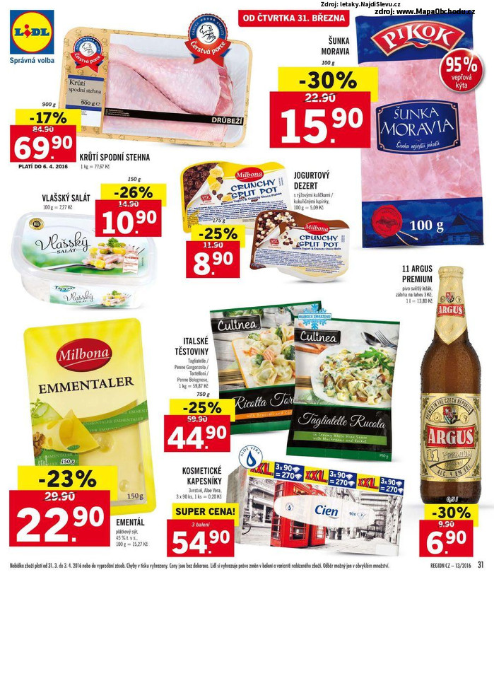 Stránka č. 31 - Akční leták Lidl