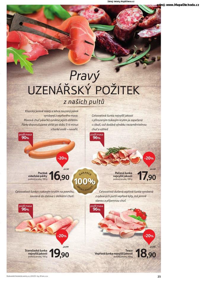 Stránka č. 23 - Akční leták Tesco Hypermarket