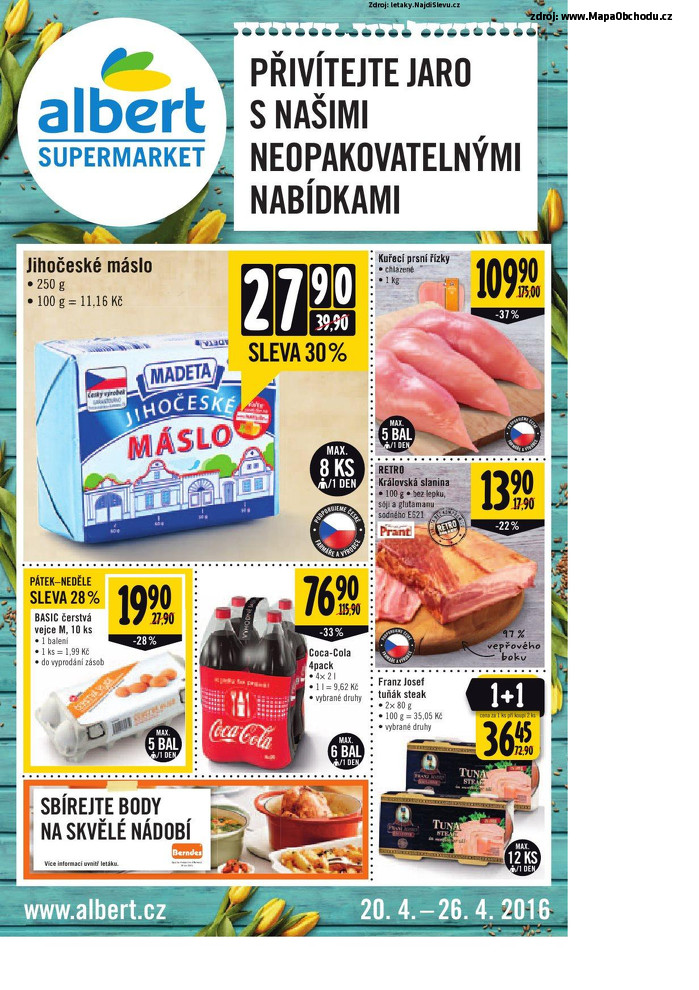 Stránka č. 1 - Akční leták Albert Supermarket