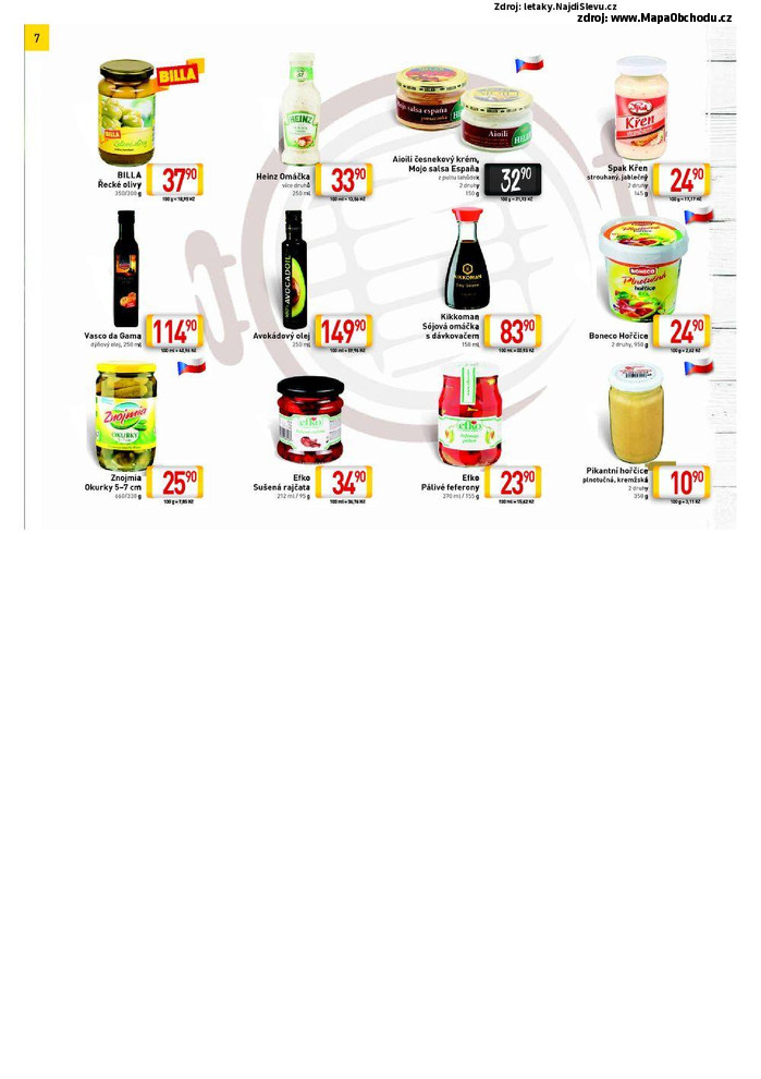 Stránka č. 7 - Akční leták Billa Grilování