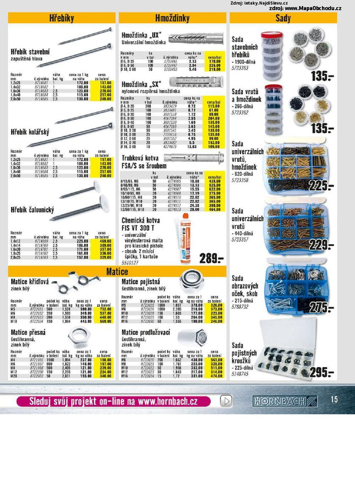 Stránka č. 15 - Akční leták Hornbach