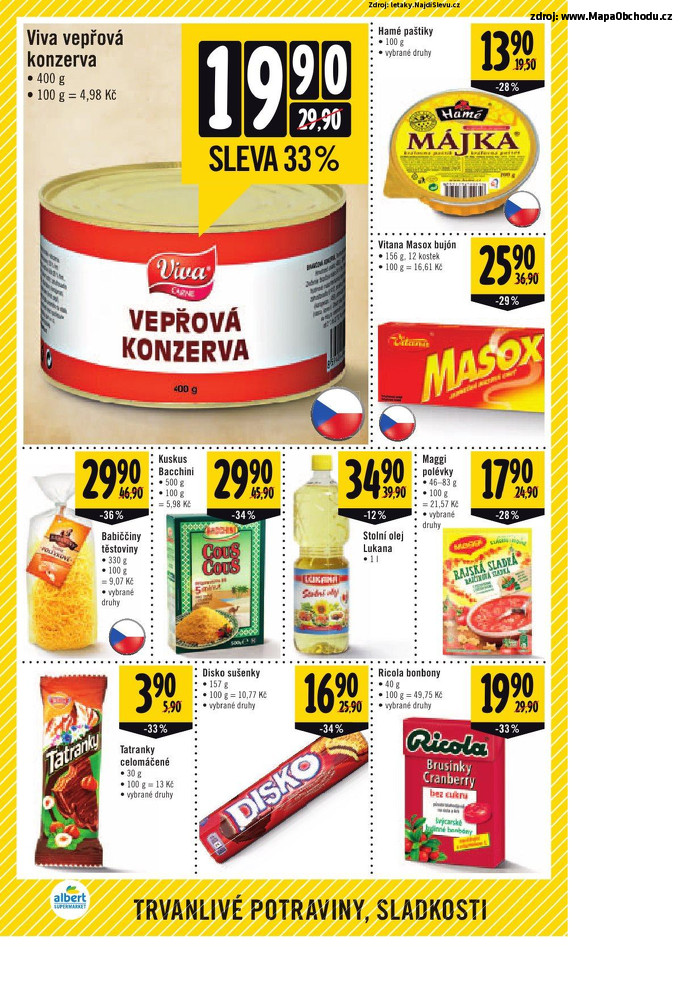 Stránka č. 8 - Akční leták Albert Supermarket