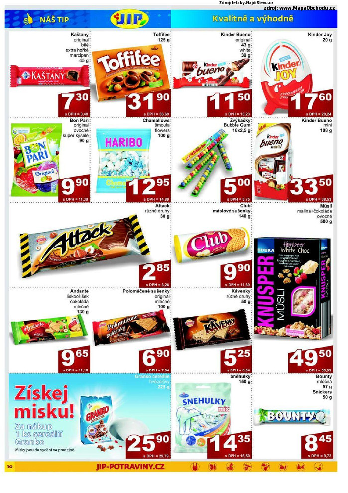 Stránka č. 10 - Akční leták JIP Cash and Carry