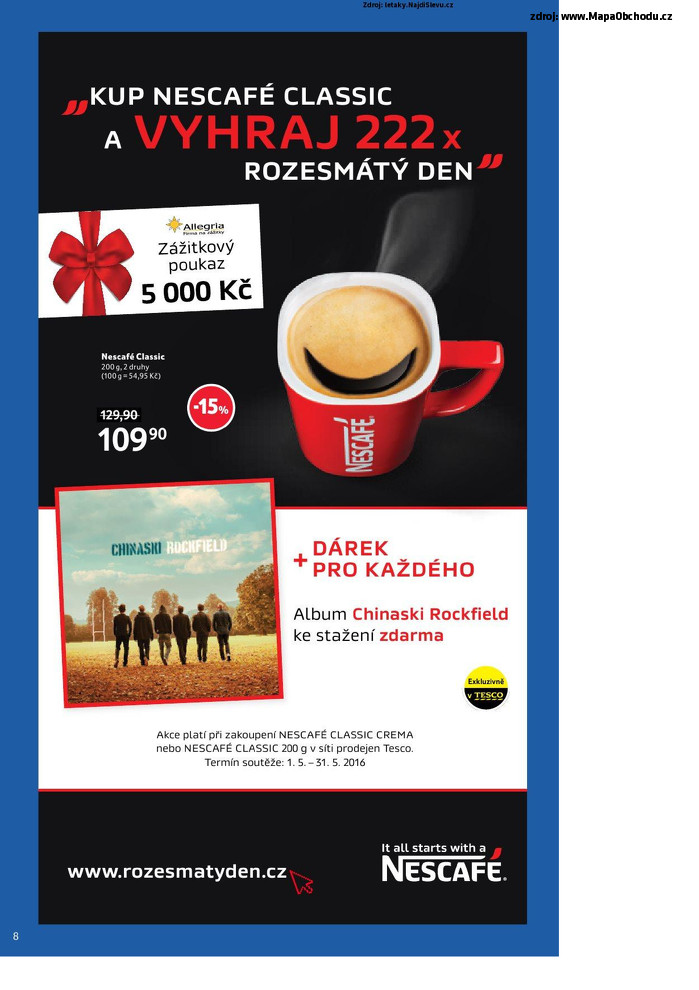 Stránka č. 8 - Akční leták Tesco Supermarket