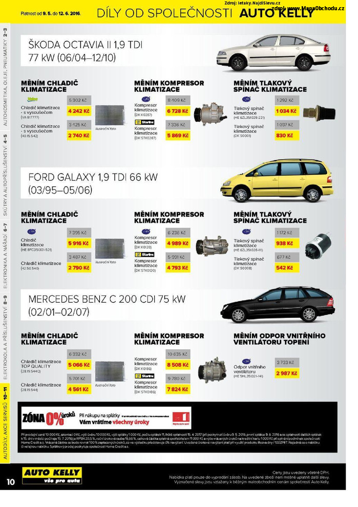 Stránka č. 10 - Akční leták Auto Kelly