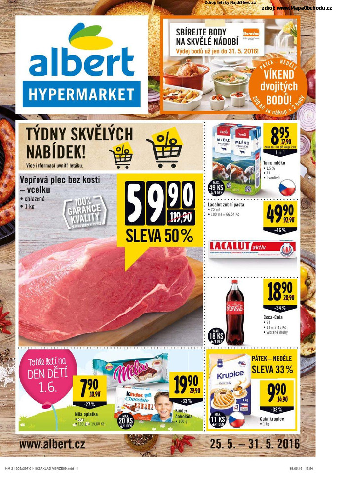 Stránka č. 1 - Akční leták Albert Hypermarket