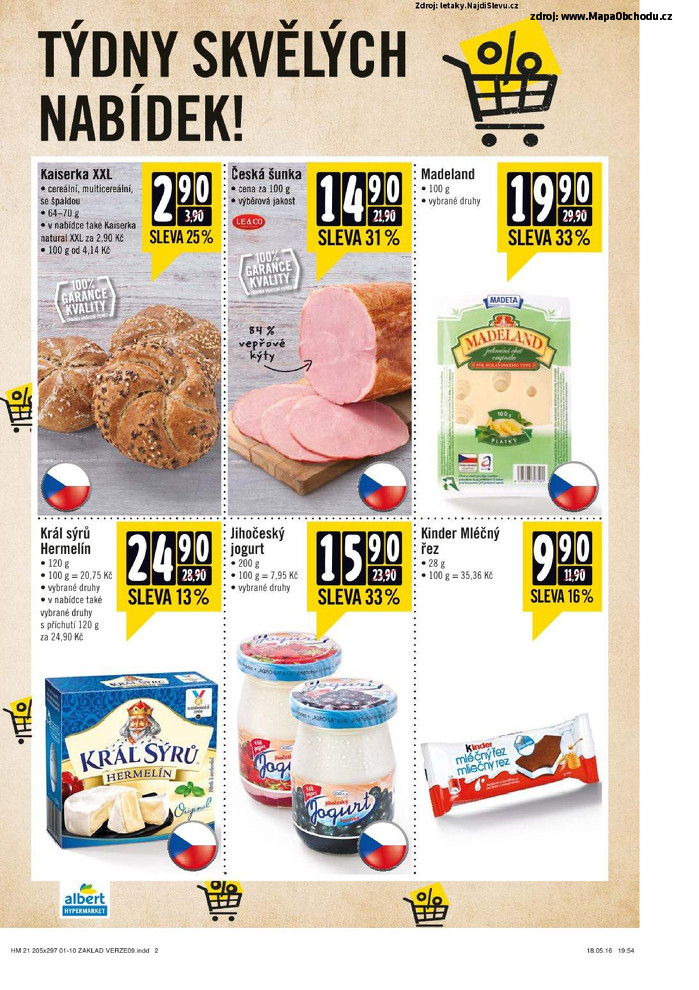 Stránka č. 2 - Akční leták Albert Hypermarket