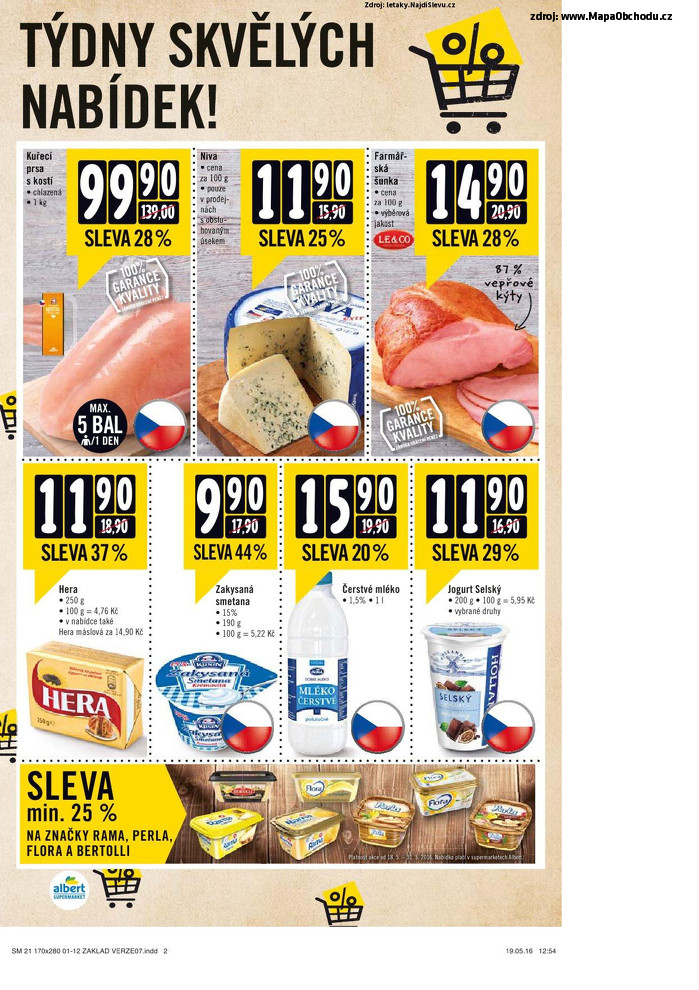 Stránka č. 2 - Akční leták Albert Supermarket