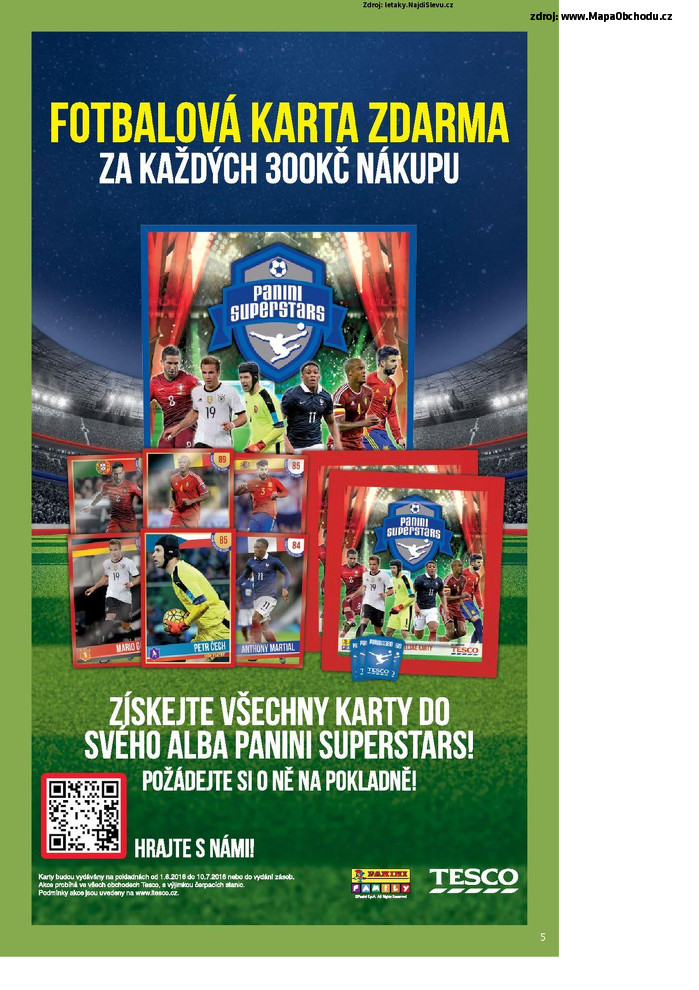 Stránka č. 5 - Akční leták Tesco Supermarket