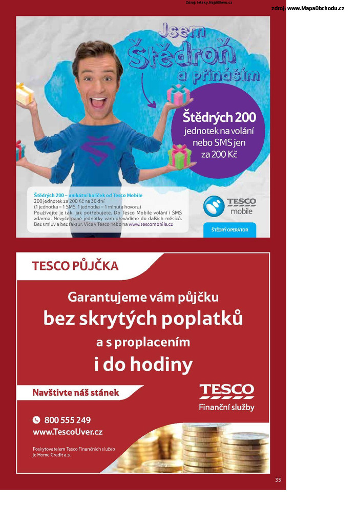 Stránka č. 35 - Akční leták Tesco Hypermarket