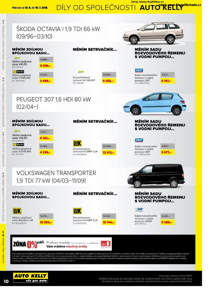 Stránka č. 10 - Akční leták Auto Kelly