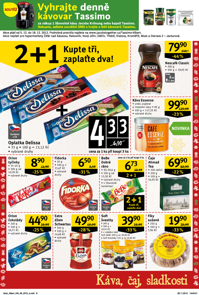 Stránka č. 8 - Akční leták Albert  Hypermarket 