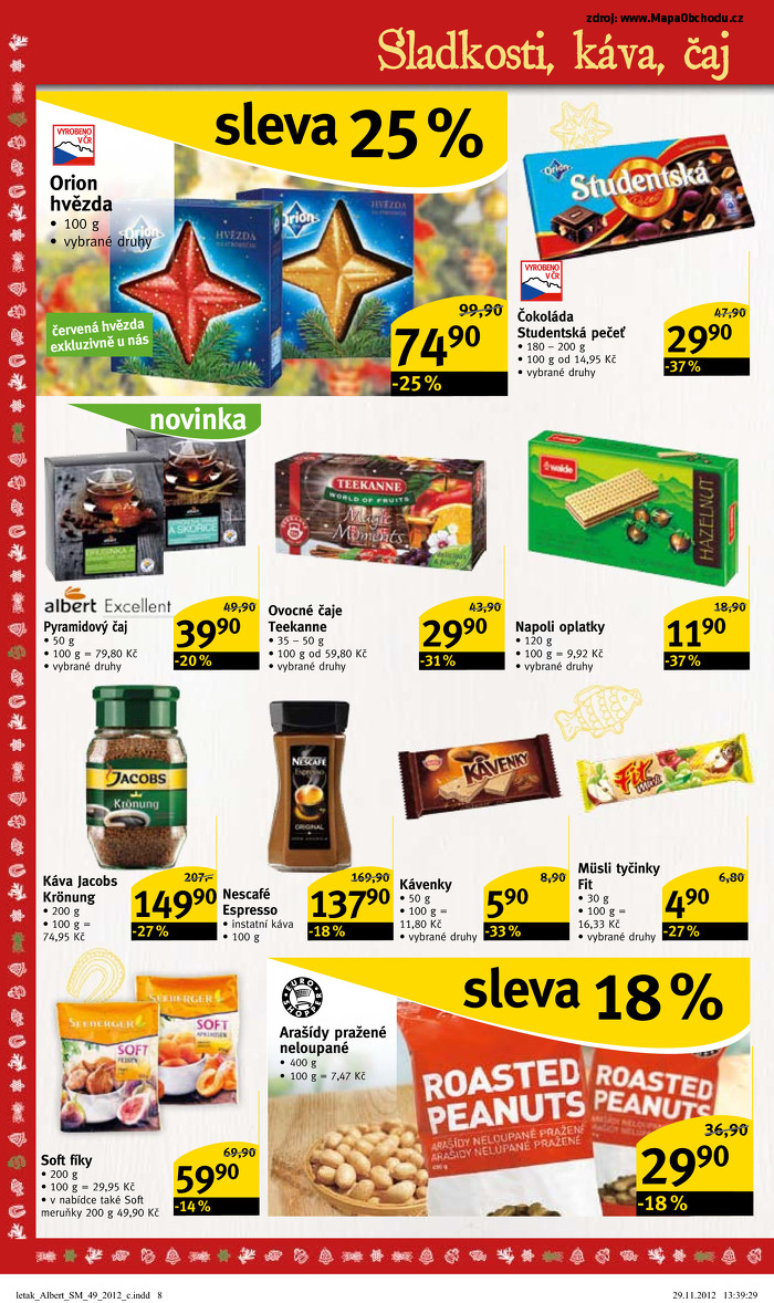 Stránka č. 8 - Akční leták Albert  Supermarket