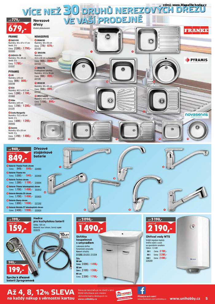 Stránka č. 5 - Akční leták UNI HOBBY Market