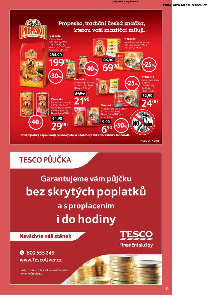 Stránka č. 43 - Akční leták Tesco Hypermarket