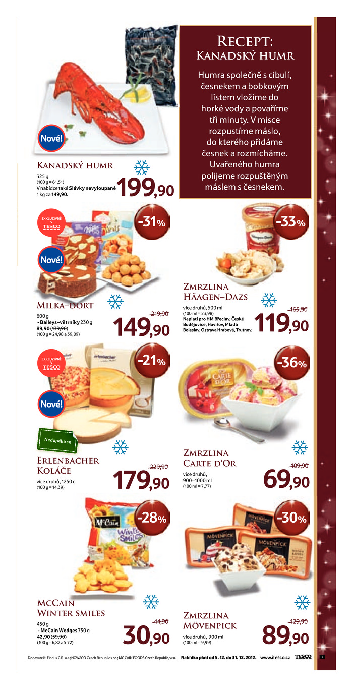 Stránka č. 7 - Akční leták Tesco  Katalog delikates