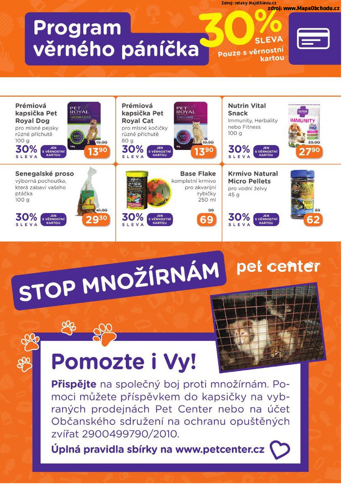 Stránka č. 4 - Akční leták Pet Center