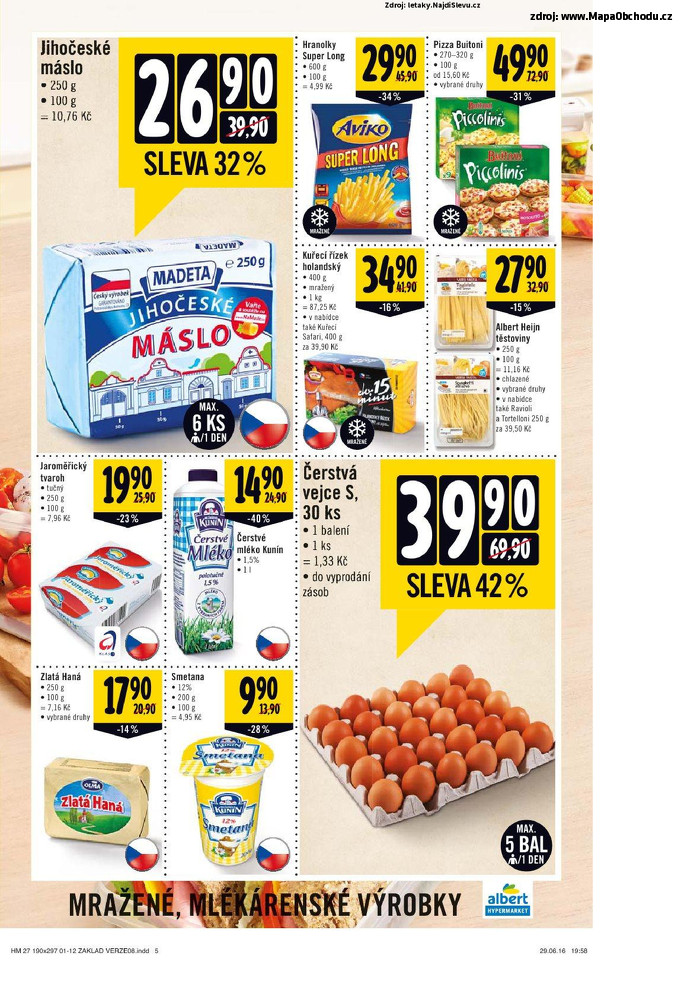 Stránka č. 5 - Akční leták Albert Hypermarket