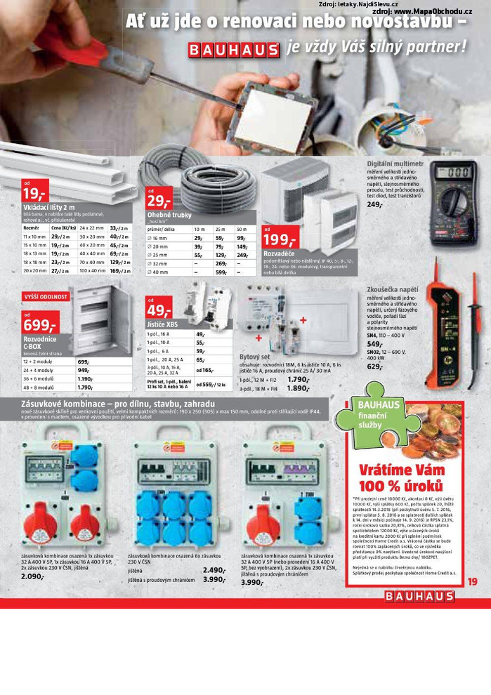 Stránka č. 19 - Akční leták Bauhaus