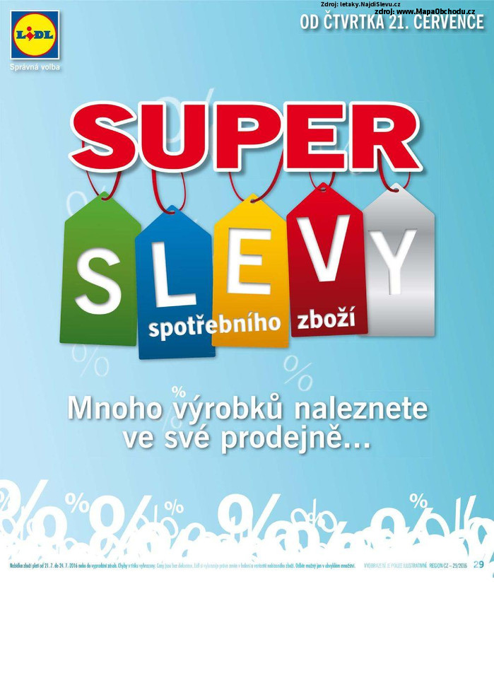 Stránka č. 29 - Akční leták Lidl