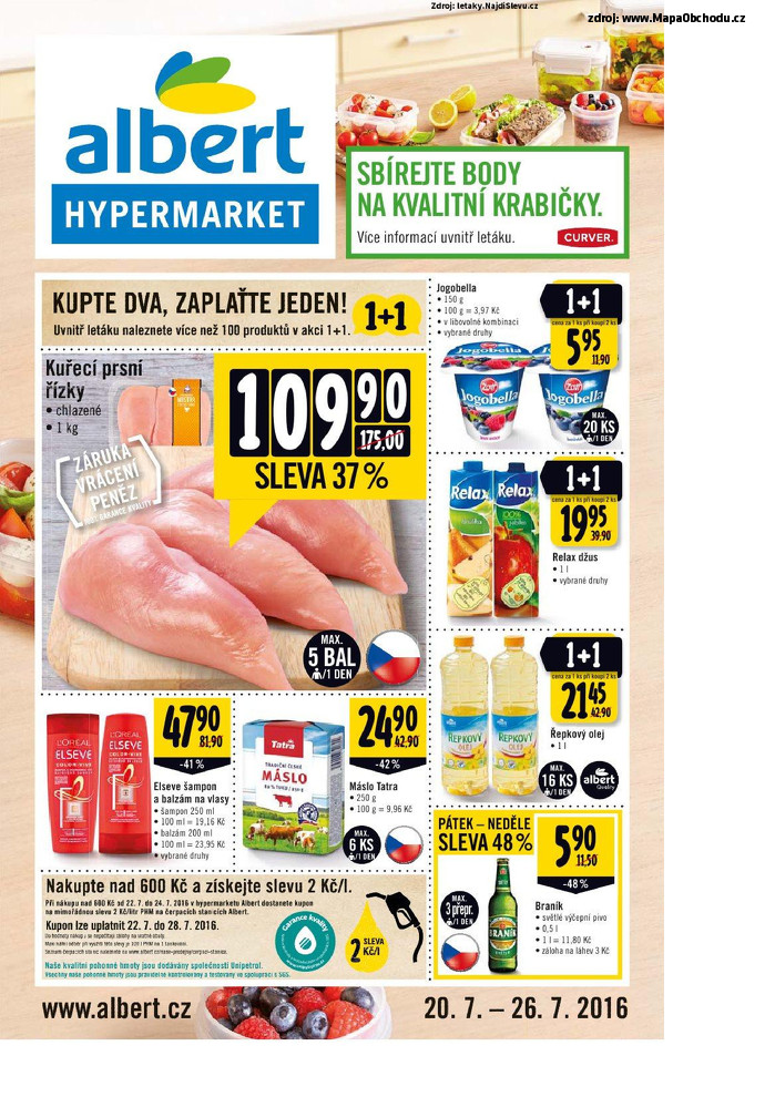 Stránka č. 1 - Akční leták Albert Hypermarket