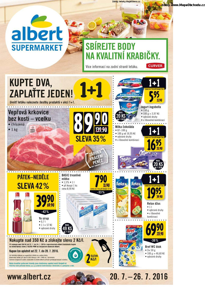 Stránka č. 1 - Akční leták Albert Supermarket