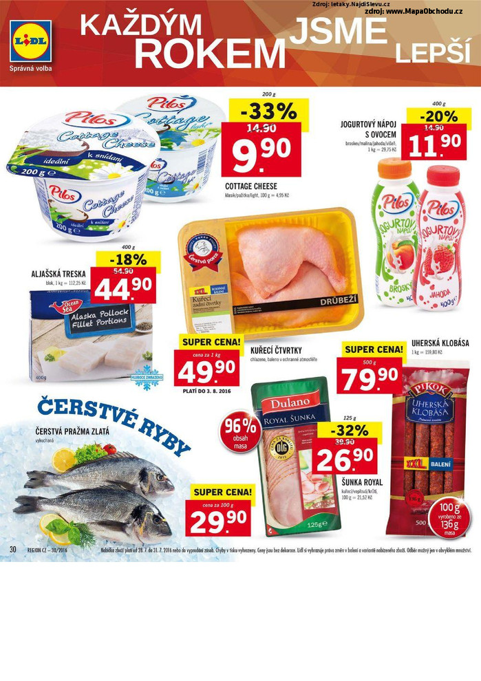 Stránka č. 30 - Akční leták Lidl