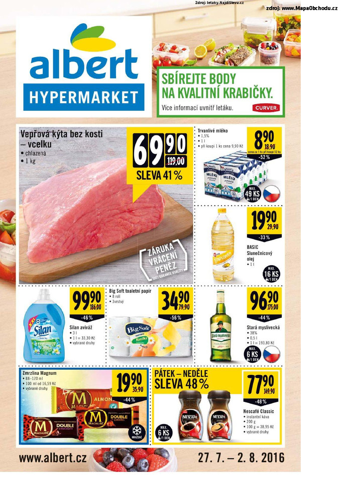 Stránka č. 1 - Akční leták Albert Hypermarket