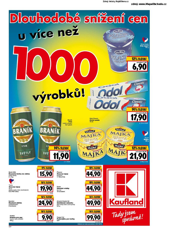 Stránka č. 3 - Akční leták Kaufland