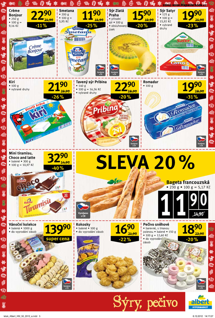 Stránka č. 5 - Akční leták Albert  Hypermarket