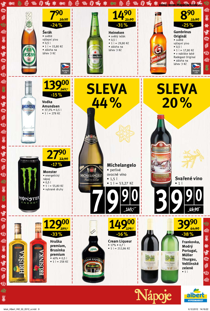 Stránka č. 9 - Akční leták Albert  Hypermarket