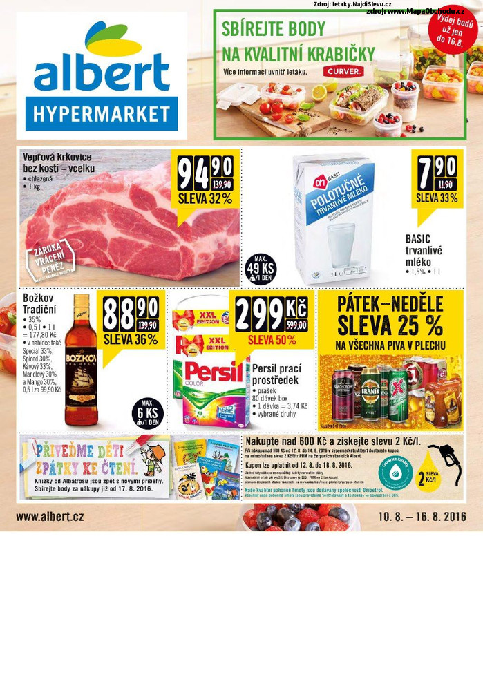 Stránka č. 1 - Akční leták Albert Hypermarket